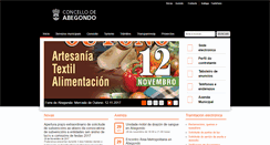 Desktop Screenshot of abegondo.es