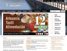Tablet Screenshot of abegondo.es